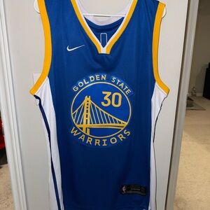 NBA Blue and White Team Basketball Jersey